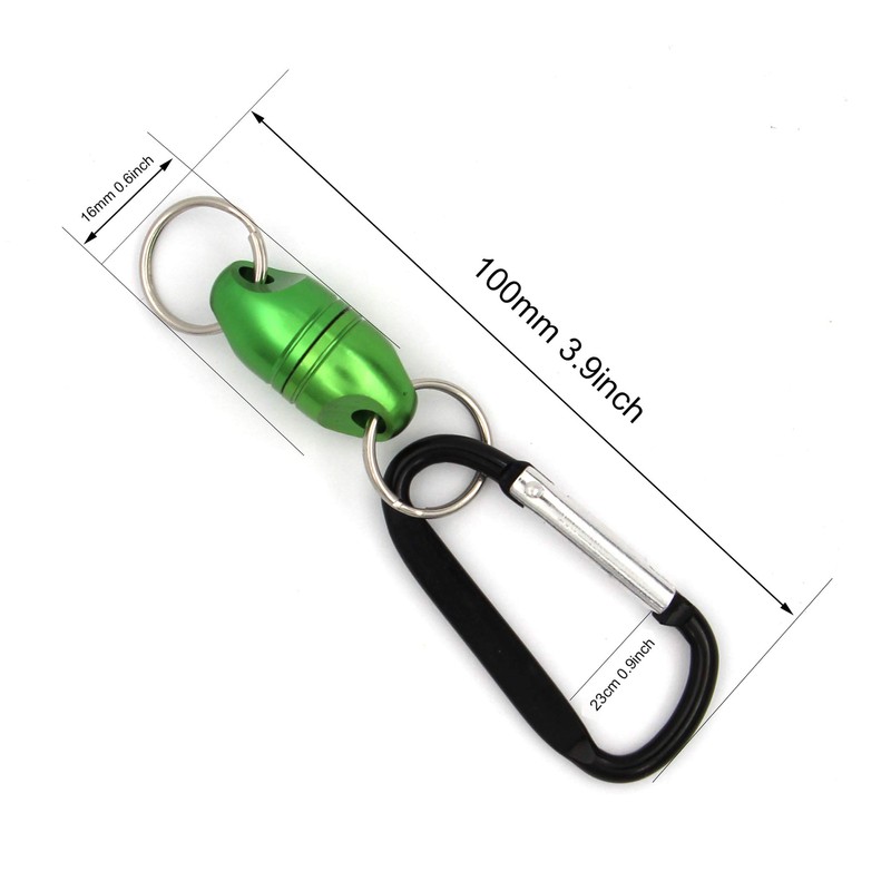 Crazy Shark Magnetic Net Release Aluminum Shell for Fly Fishing