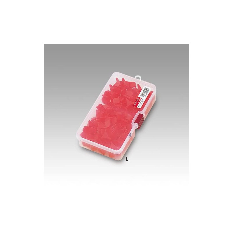 MEIHO Safety Cover, Red, L Size, Case of 100