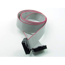 PQMEGA 1 pcs. x IDC Cable 16 way 70cm 2.54mm Connector Ribbon cable #A1317