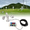 Wind Speed Alarm Device 3 Fan Blades Tower Crane Anemometer