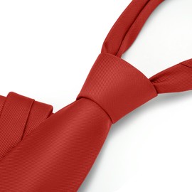 Junmaxroad Crimson Red Ties For Men Solid Color Formal Neckties 3.15" (8CM) Men's Ties