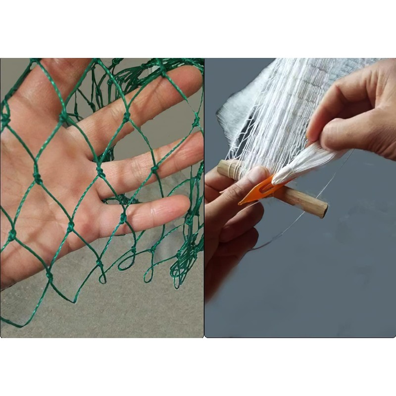 Piscorush Net Repair Needles, Hand Knitting Needles, Needle Shuttle, Plastic,