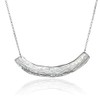 Impressive 925 Sterling Silver Hand Hammered Pendant Necklace, 18" +