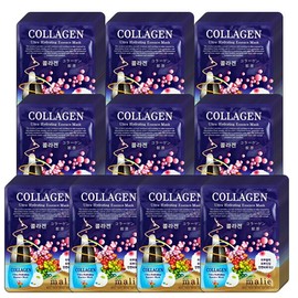 Marie Collagen Mask Pack 100 Sheets Sheet Mask/Essence / 마리에 마스크팩 콜라겐 100매 시트마스크팩에센스
