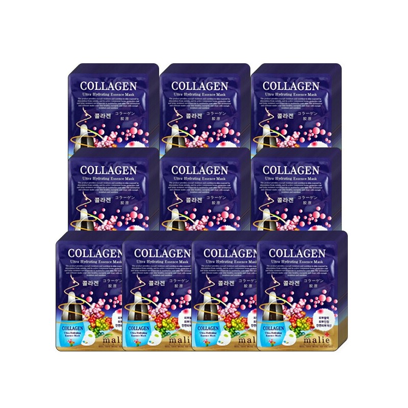 Marie Collagen Mask Pack 100 Sheets Sheet Mask/Essence / 마리에