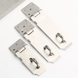 Stainless Steel Hasp Lock Latch GD-12619 3 inch 4ea