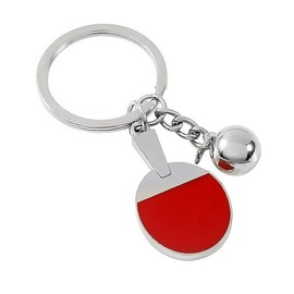 Metal Table Tennis Keyring Table Tennis Racket Sports Keychain DD-12408 / 메탈 탁구키링 탁구채 라켓 스포츠열쇠고리 DD-12408