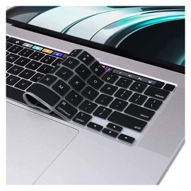 Silicone Keyboard Cover for Touch Bar MacBook Pro 13 Inch 2020-2023 M2 A2338 M1 A2289 A2251 Silicone Keyboard Cover for MacBook Pro 16 Inch 2020 2019 A2141, US Layout