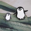 Cute Penguin Lapel Shawl Brooch Pin Enamel Animal Cartoon Pins