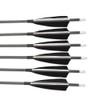 SHARROW 6/12 PCS Carbon Arrow 34 Inch Archery Arrow Spine