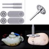 20 Pieces 22 mm Diamond Cutting Wheel with 4 Pieces