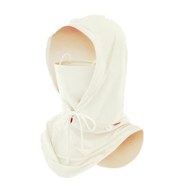 Cooling Balaclava Sun UV Protection Hood Breathable Full Head Mask Face Cover for Men Women Cycling Motorcycle Fishing Beige