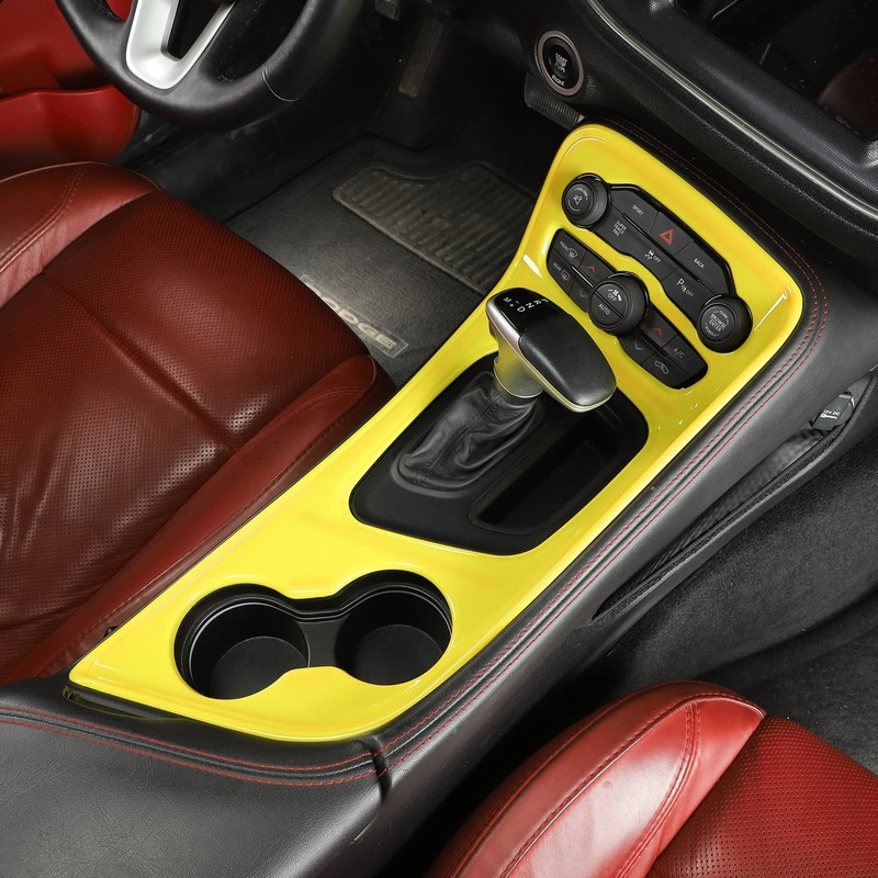 Voodonala for Challenger Gear Shift Shifter Panel Shift Lever Panel