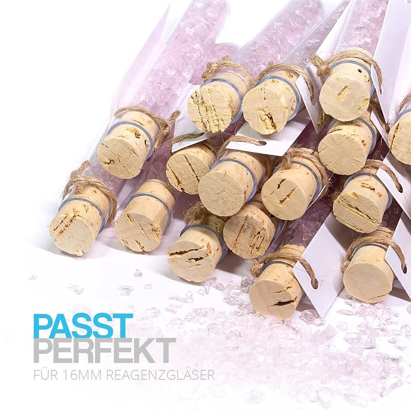 Tuuters 25 x Corks for Closing, Natural Cork, Pointed Cork