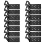12 Pack T-Post Bracket 3" T Post Mount Bracket for