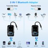 Bluetooth 5.3 Transmitter Adapter for Airplane 2-in-1 Wireless Bluetooth Audio