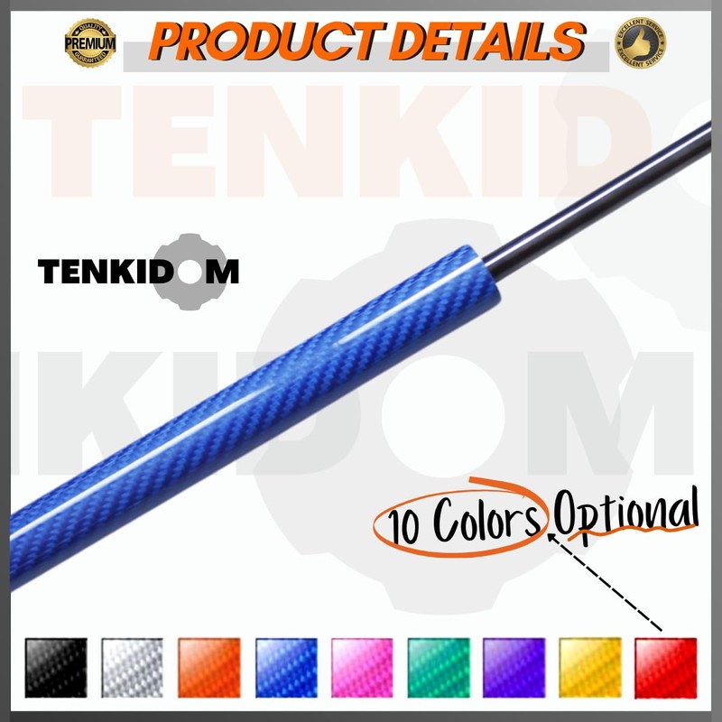 TENKIDOM Pickup Tailgate Assists Compatible with Toyota Tundra XK50 2nd