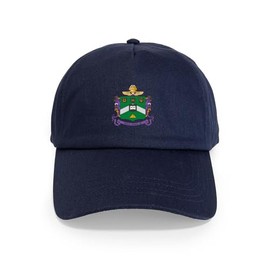 CafePress Delta Sigma Phi Coat of Arms Unique Adjustable Baseball Hat Navy
