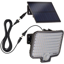 Oktaplex Ede LED Solar Spotlight Outdoor with Motion Sensor Warm White 3000 K Outdoor Spotlight IP44 Anthracite