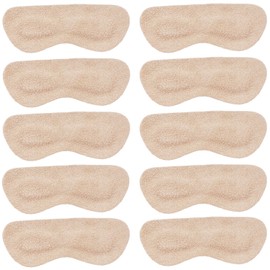 Mintfoot Leather Heel Grips - 10 Pieces - Shoe Liners for Women & Men - Heel Snugs to Stop Blisters & Cuts