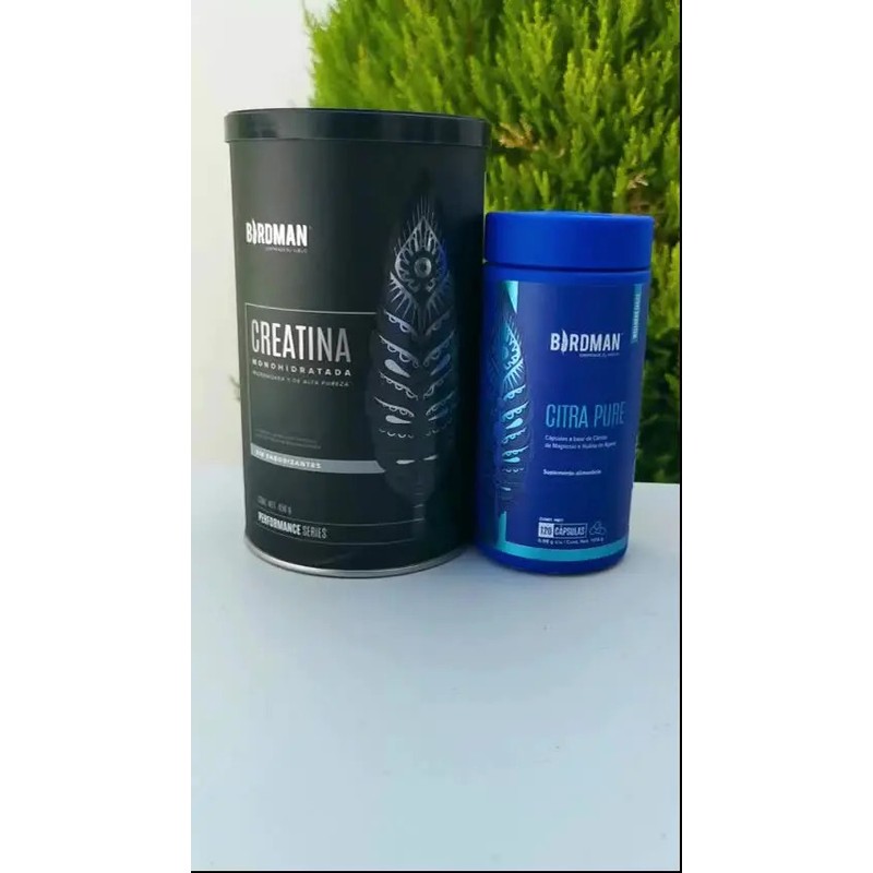 Birdman Creatina Vegana Citrato De Magnesio 120 Cápsulas