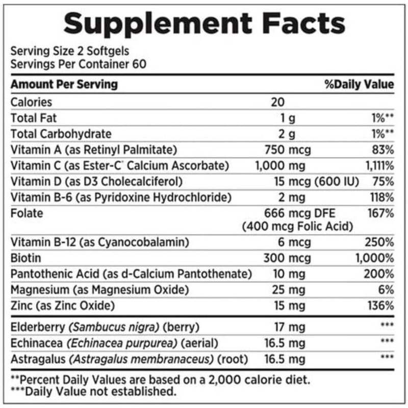 Nature’s Bounty Natures Bounty 24 Hour Daily Immune Support Vitamin