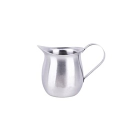 CASUAL PRODUCT Aoyoshi Milk Pitcher, Matte Silver, 5.3 fl oz (160 ml), Pelican Shape, Milk Jug, Dishwasher Safe, Coffee, Cream