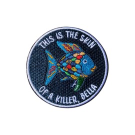 AKIKOPATCH - Parche para planchar con diseño de peces arcoíris de 7.6 cm para ropa, mochilas, sombreros, bolsas de jeans, parches bordados, parches de tela para planchar o para los amantes de los
