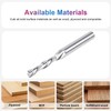 SpeTool 3/16" Cutting Diameter Downcut Spiral Router Bit 1/4" Shank