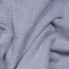 Kt KILOtela - Terry Towel Fabric, Cotton, Making Towels, Baby Accessories, Bathrobes, 100 cm Length x 160 cm Width, Light Grey - 1 Metre