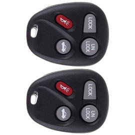 Keyless Entry Remote Car Key Fob Fits for 1996-2002 for Chevy for Camaro 5.7L 1998-2002 for Chevy for Express 1500 4.3L 1997-1998 for Buick for Regal 3.8L 2 PCS 4 Buttons