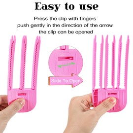 Hair Volume Clip, 2Pcs Volumizing Hair Clips for Fluffy Bangs, Easy High Crown Volume Tool for Women, No Crease Hair Root Lifting Clips for a Natural Puffy Lazy and Seamless Hairstyle
