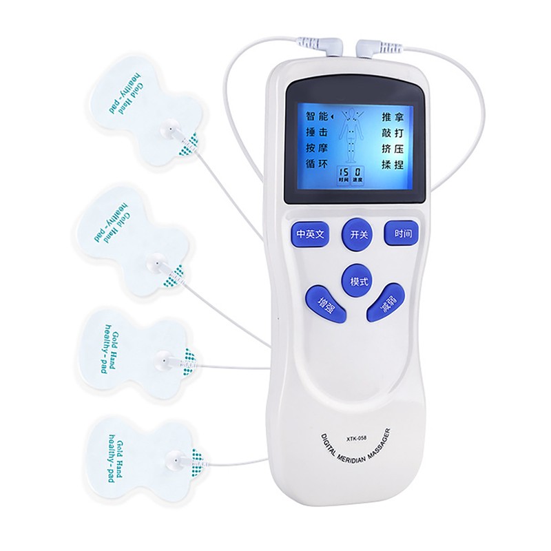 Electric Meridian Massage Machine Dual Output LED Display 8 Modes