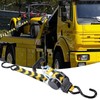 Motorcycle Tie Down Straps, Heavy Duty Ratchet Straps with Safety