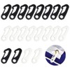 Adiwo 20 PCS Flag Pole Clip, Nylon Flagpole Clamp, Snap