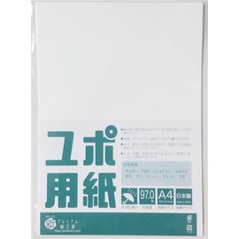 Yubo Synthetic Paper A4 Medium Thickness Approx. 0.004 inch (0.11 mm) Water Resistant Alcohol Ink Art FGS110 20 Sheets