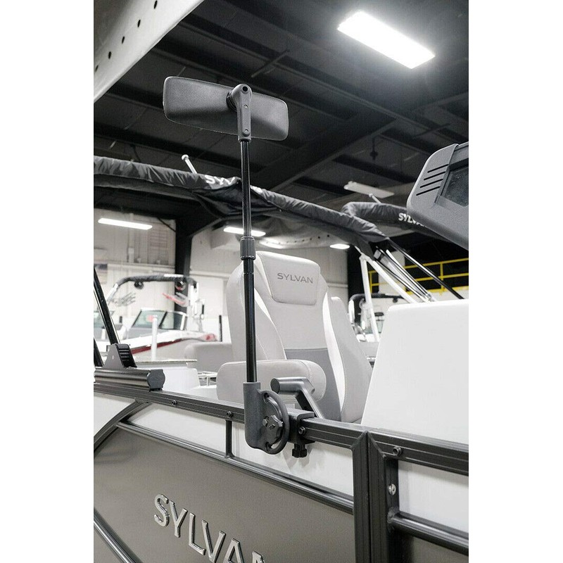 Extra Large Pontoon Boat Mirror (5" x 11.8") & Bracket,