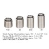 10Pcs Thread Inserts, M16x1.5 Male Female Reducing Nut Repair Tool