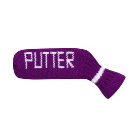 Purple Golf Blade Putter Cover,1 Piece in Pack, Double Layers knit, Fits Blade Putters Cute and Soft Acrylic Fabric
