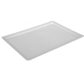 Carlisle 1064702 StorPlus Polyethylene "Lock-Tight" Lid, 26 x 18 x 1.28", White (Case of 6)
