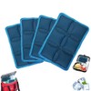 4 Pack Reusable Ice Packs for Lunch Boxes and Coolers