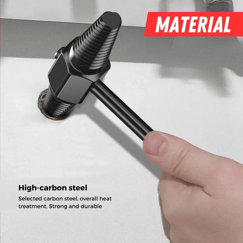 Pipe Extractor for Damaged Screws and Broken Bolts from ½