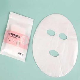 100 Sheets of Mask Pack Vinyl Face Pack Tool Vinyl Mask Pack 100 Sheets 5ea