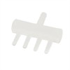 sourcing map Plastic 4 Way Aquarium Oxygen Pipe Hose Tube