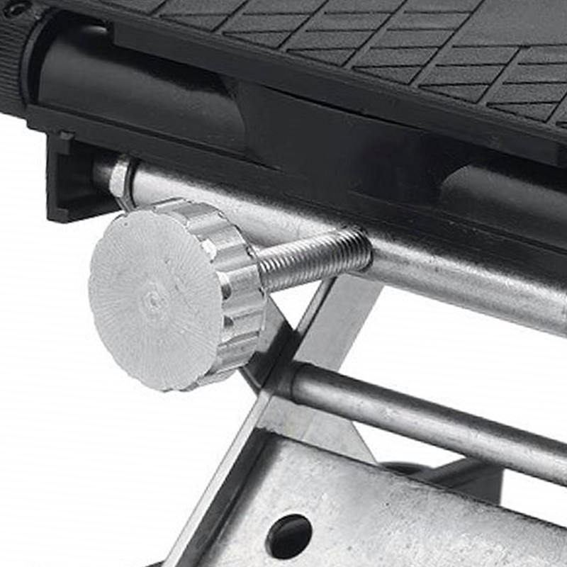 Lab Lift Stand Table Black Aluminum Automatic Leveling Rotatable Scientific