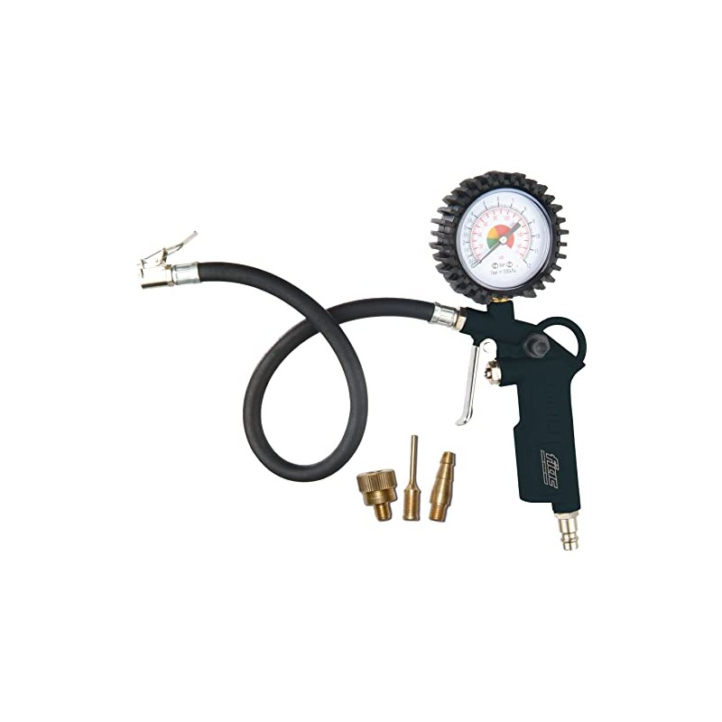 FIAC Air Pump for Compressor Tyres, Includes 3 Nozzles Adaptor,