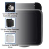 RecPro RV Cable TV Inlet Plate | Coaxial Antenna/Cable Connector