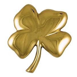 Four Leaf Clover Door Knocker - Brass (Premium Size)