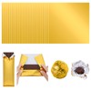 100PCS Square Gold Aluminum Foil Wrapping Papers, 6 x 6