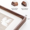 Heimlove 8.5X11 Picture Frames Natural Walnut,Original Wood Hand Make Crafted